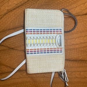 Brighton straw cross body bag new!